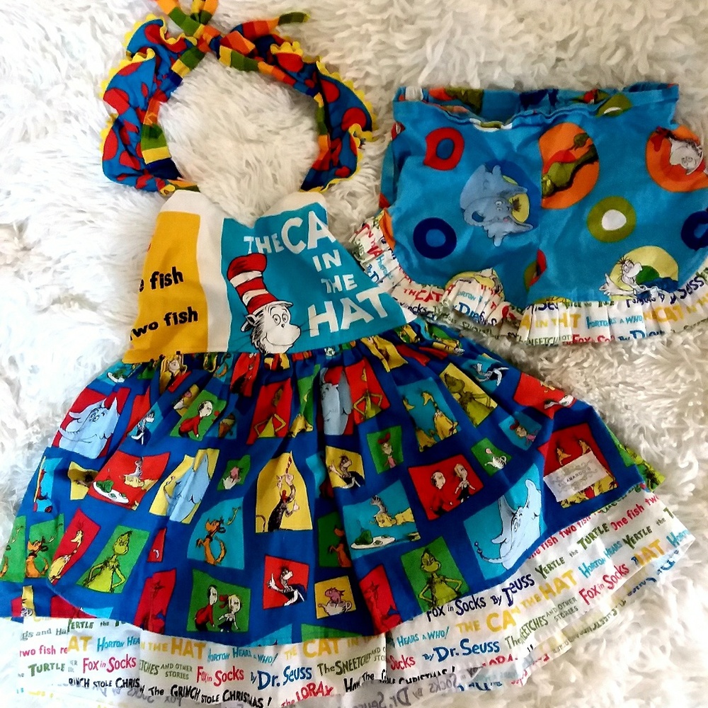 NEW!! Ellamaroo's Dr. Suess Dress